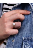 Doğal Taş Sedef Çıtır Doğal Taşlı Ayarlanabilir Yüzük scdtay-1 thumbnail 1
