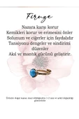 Doğal Taş Firuze Çıtır Doğal Taşlı Ayarlanabilir Yüzük cafyk - 7