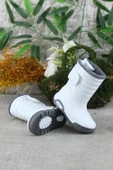 Igor W10168 001 Topo Skı Charol Beyaz İçi Kürklü Çocuk Yağmur Çizmesi - 5