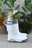 Igor W10168 001 Topo Skı Charol Beyaz İçi Kürklü Çocuk Yağmur Çizmesi - 2