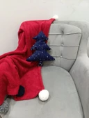 Yılbaşı, Christmas, Kış, Winter Serisi Çam Ağacı Yastık İçi Dolu - 6