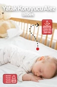 | Pamuk Sıvı Geçirmez Bebek Yatak Koruyucu Alez | Beşik Kreş Yatak Alezi | Fitted Çarşaf | thumbnail 1