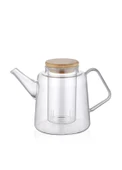 The Mia SSE0021 Bambu Kapaklı Süzgeçli Demlik 800 ML - 1