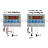 YATE10 ST3008 220V 10A Termostat/ Timer Kontrolörü - 2