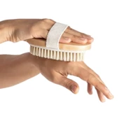 Banyo Fırçası %100 Doğal At Kılı Selülit Karşıtı Çıkabilen Sapı Ahşap Banyo Fırçası - 4