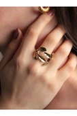 Trend Yaprak Model Antik Eskitme Ayarlanabilir Yüzük euy1241 thumbnail 1
