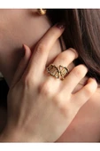 Trend DNA Sarmalı Model Antik Eskitme Ayarlanabilir Yüzük euy1235 thumbnail 1