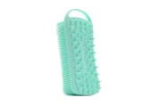 Vücut Fırçası Ergonomik Peeling Masaj Etkili Taşınabilir Askılı Yumuşak Silikon Banyo Vücut Fırçası - 5