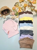 Bebekler İçin Düz Pembe Kaşkorse Body - 1