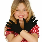 Siyah Likralı Bando Gösteri Eldiveni (10 Çift) thumbnail 1