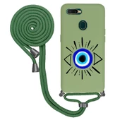 Oppo A5s İpli Lansman Kılıf - Eyes 2 - 2