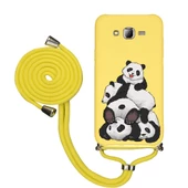 Samsung J7 Core İpli Lansman Kılıf - Cute Pandas - 2