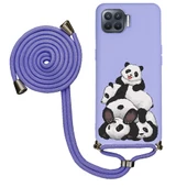 Oppo Reno 4 Lite İpli Lansman Kılıf - Cute Pandas - 2