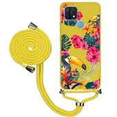 Oppo A15 İpli Lansman Kılıf - Tropical - 1