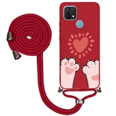 Oppo A15 İpli Lansman Kılıf - Pati - 1
