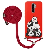 Xiaomi Redmi Note 8 Pro İpli Lansman Kılıf Cute Pandas thumbnail 1