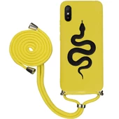 Xiaomi Redmi 9A İpli Lansman Kılıf - Snake - 2