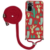 Xiaomi Redmi Note 10S İpli Lansman Kılıf Cactus thumbnail 1