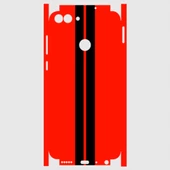 Huawei P Smart Telefon Kaplama - Siyah Çift Şerit - 2