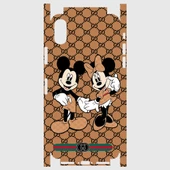 iPhone XS Telefon Kaplama - Mickey Çift - 1