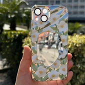 IPHONE 14 CHROME FLOWER SİLİKON KAPAK - 1