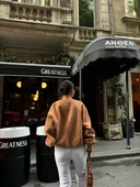 Kaşe Kaşmir CEKET - Kahve - 1