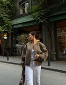 Kaşe Kaşmir CEKET - Haki - 1