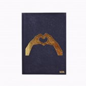 Toptan Defter 40 Adet Siyah Yapraklı Küçük Boy Defter - 3