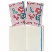 Toptan Defter 40 Adet Sert Kapak Love Defter - 1