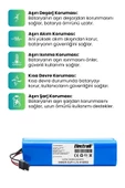 Anker Eufy L70 Hybrid Batarya (ULTRA YÜKSEK KAPASİTE) 7.000mah Pil Akıllı Robot Süpürge Batarya - 2