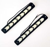 Gündüz Ledi Farı SuGeçirmez Beyaz Işık Esnek Ayarlanabilir 1 Çift - 1