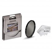 Tianya 62mm Circular Polarize Filtre + Mikro Fiber Bez thumbnail 1