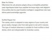 ATA TOHUMU YÖRESEL DOĞAL ACI DOLMA 500 AD TOHUM thumbnail 2