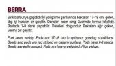 ATA TOHUMU YERLİ BARBUNYA BERRA 30 ADET TOHUM - 2