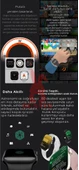 Bunnys Xiaomi Mi 11 Uyumlu Mavi Akıllı Saat Watch 10 Mini Kordon Hediyeli AMOLED EKRAN 41MM - 2