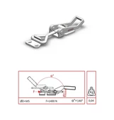 Kaput Kilidi Gerdirme Aparatı 93805 Y Galvaniz - 1