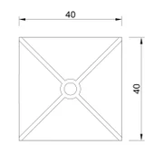FİYA Dekoratif Kumlama Desenli Ayna Takımı (4 Parça - Yapıştırmalı) - 5