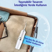 Valkyrie Şarj Edilebilir 4 Başlıklı Taşınabilir Diş Protez Bakım ve Ağız Duşu Yüksek Kapasite Beyaz - 5