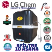 LG Chem COOL SİYAH BEYAZ MONTAJ DAHİL 8 LİTRE 5 FİLTRE 10 AŞAMA SU ARITMA CİHAZI thumbnail 1