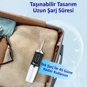 Valkyrie Şarj Edilebilir 4 Başlıklı Taşınabilir Diş Protez Bakım ve Ağız Duşu Yüksek Kapasite Siyah - 5