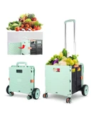 Germany Style Katlanabilir Portatif Pazar ve Market Arabası 40 kg - 1