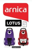 Arnıca Lotus ET14260 ve ET14280 Süpürge Toz Torbası 10 Adet Motor Filitreli - 1
