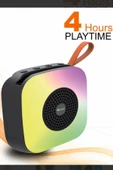 leasertech Ses Bombası Taşınabilir Kablosuz Bluetooth Hoparlör. Işıklı, Fm Radyo, Tf-Sd Kart, Usb Girişli - 4