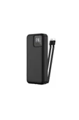 Kensa Powerbank Kendinden Kablolu 22.5 W Hızlı Ve Güçlü 20.000 Mah Typc-e Ve Lightning Kablolu - 4
