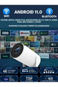 LeaserTech Taşınabilir Sinema Projektörü 4k Ev Sineması Bluetooth Android 12 - 1