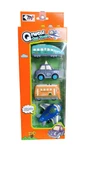 43813D METAL CAR TEAM 4 LÜ METAL ARABA SETİ 7 cm - 2