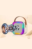 Kensa KH-450 Mikrofon Destekli Rainbow Aydınlatmalı Bluetooth Hoparlör Karaoke Ses Kutusu - 4