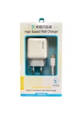 Kensa Usb Travel Wall Charger 3.0a Type-c Usb Qc-50 thumbnail 2