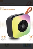 leasertech Ses Bombası Taşınabilir Kablosuz Bluetooth Hoparlör. Işıklı, Fm Radyo, Tf-Sd Kart, Usb Girişli - 5