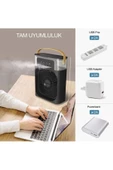 Yeni Işıklı Buharlı Vantilatör 600ml 5 Spreyli Vantilatör Buzlu Buharlı Mini Klima Mini Fan Buzlu Fan - 6